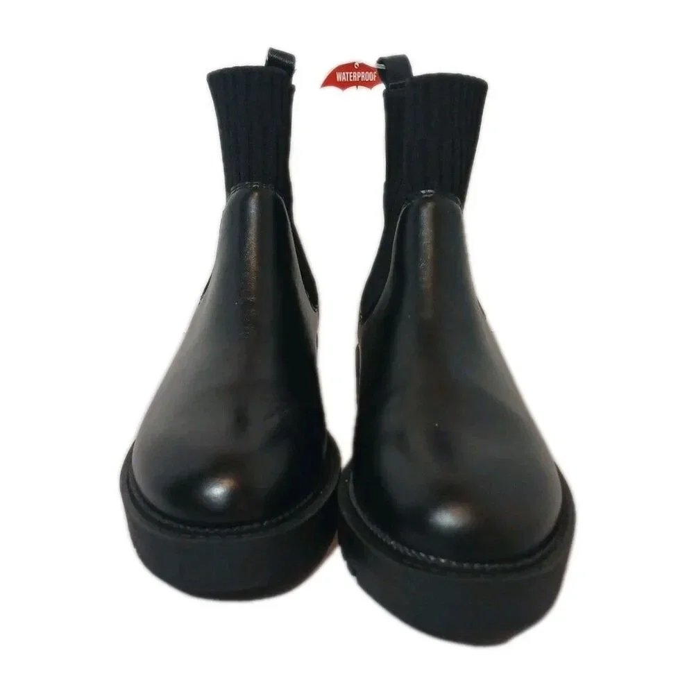 Blondo Hallie Waterproof Slip-On Boots Black 1818 Women's Shoes Size 8M $150MSRP